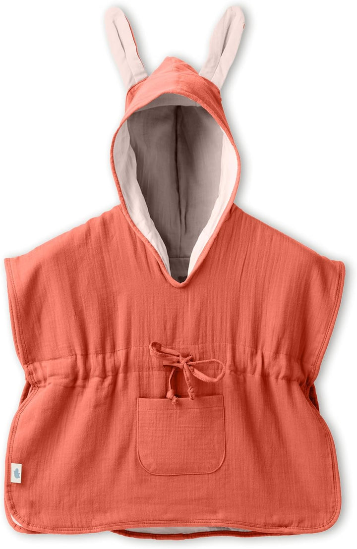 Mababu Badeponcho Baby & Kinder EXTRA weich (100% Bio-Baumwolle) | Kinder Badeponcho 1-7 Jahre| Hand