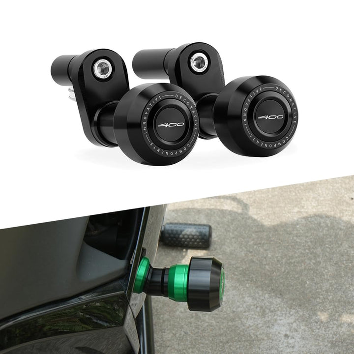 Modeer Motorrad Sturzpads Rahmen Slider Sturzschutz zubehör Für Ka.wasaki Ninja 400 2018-2024 / Z400