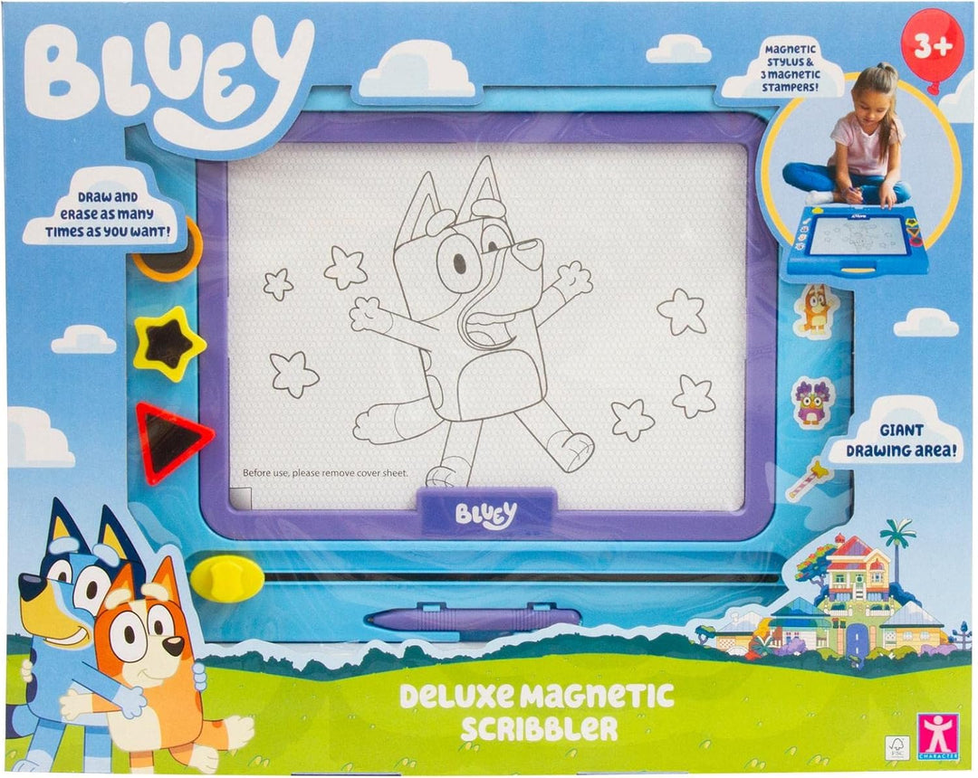 Giochi Preziosi - Bluey Giant Magnettafel zum Zeichnen von Lieblingscharakteren der Serie, inklusive