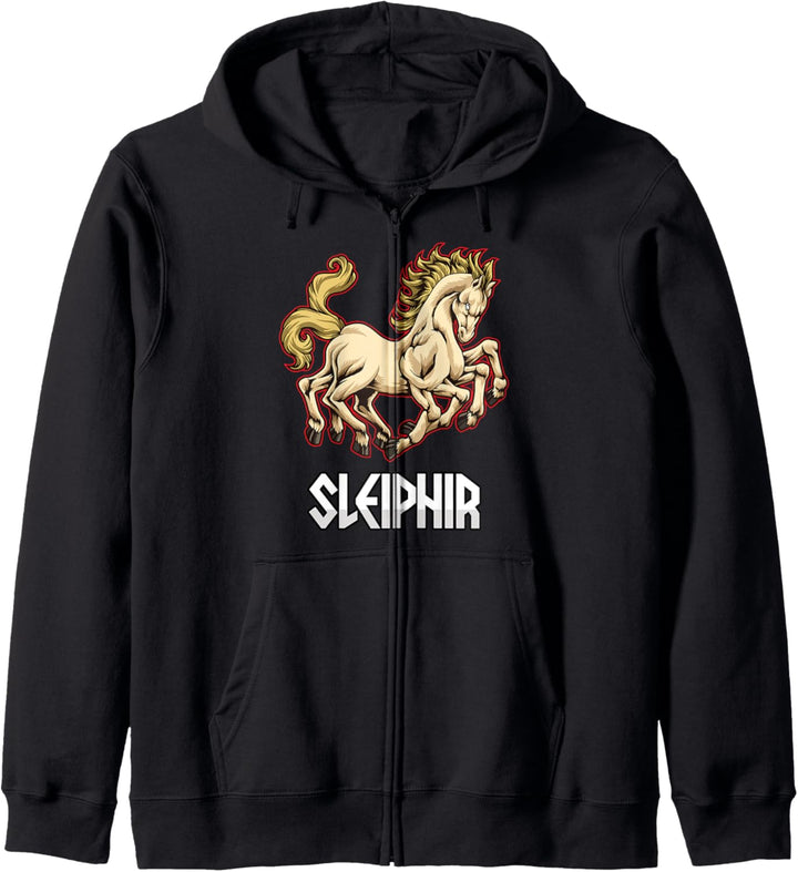 Sleipnir - Odins achtbeiniges Pferd - Nordische Mythologie Kapuzenjacke