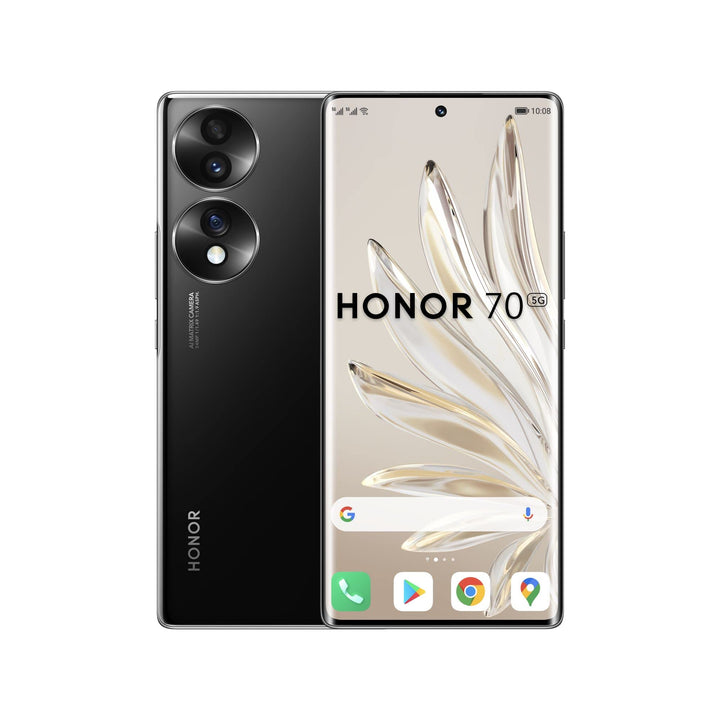 HONOR 70 Smartphone, Handy 5G, SIM frei entsperrt, 8 + 256 GB, 54 MP Dreifach-Rückkamera, 120 Hz 6,6