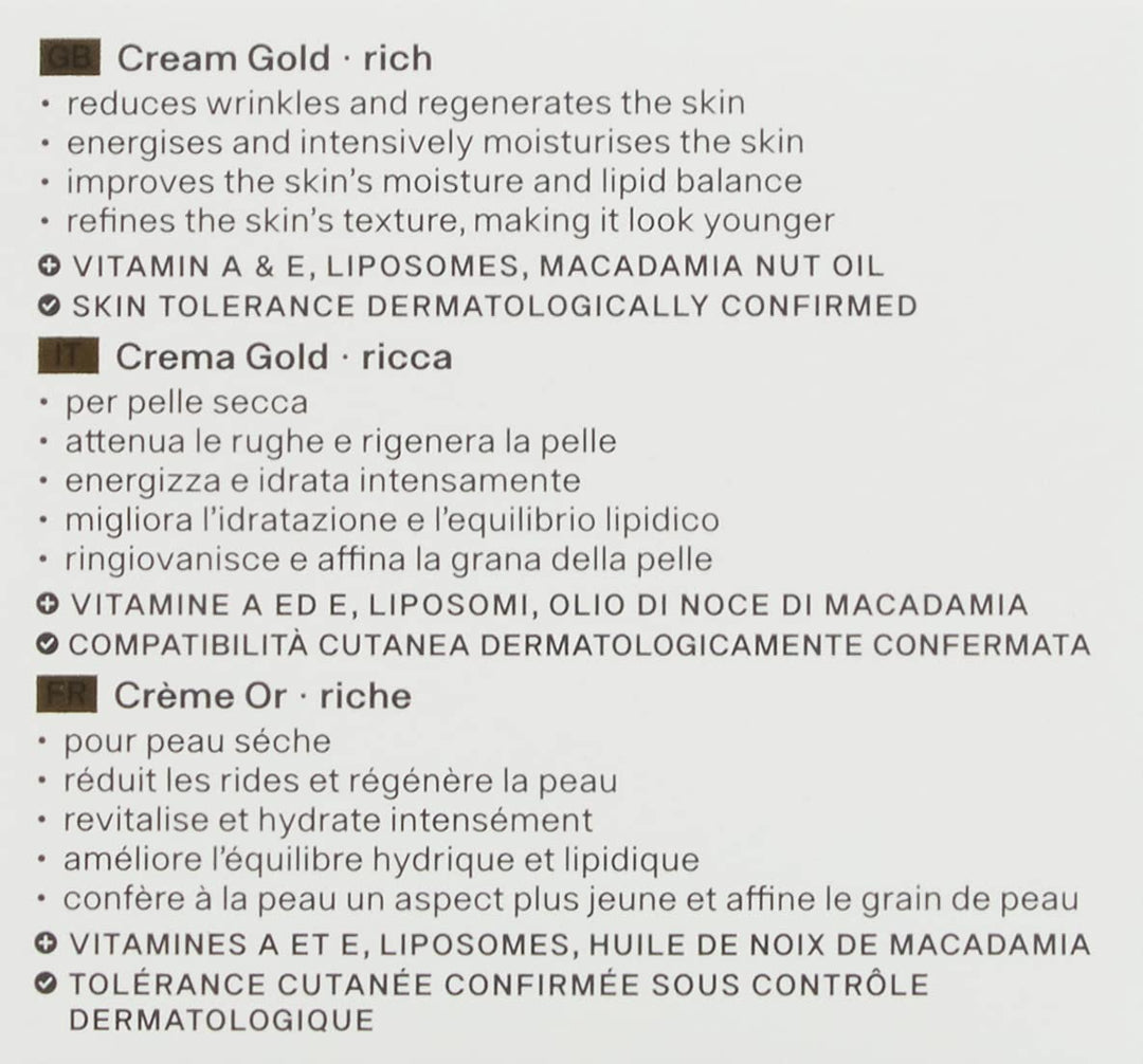 Marbert Profutura femme/woman, Cream Gold Dry Skin, 1er Pack (1 x 50 ml)