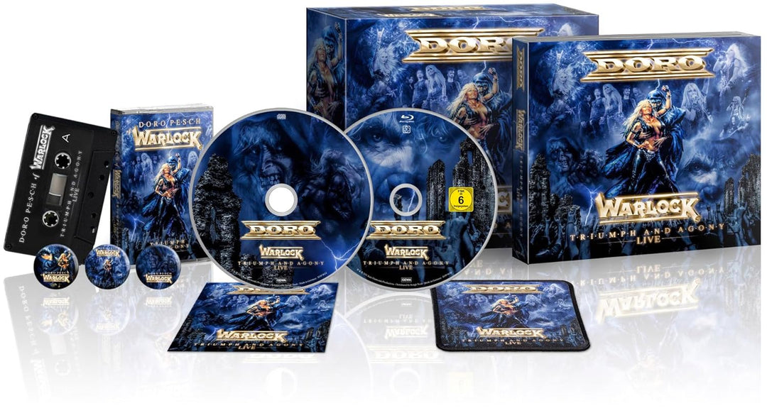 Warlock-Triumph and Agony Live/Miniboxcd/Brd+Mc, Audio-CD