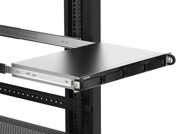 QNAP TS-435XeU-4G Rackmount-NAS mit 4 Einschüben 2,5GbE/10GbE-Konnektivität, M.2 NVMe SSD-Caching, o