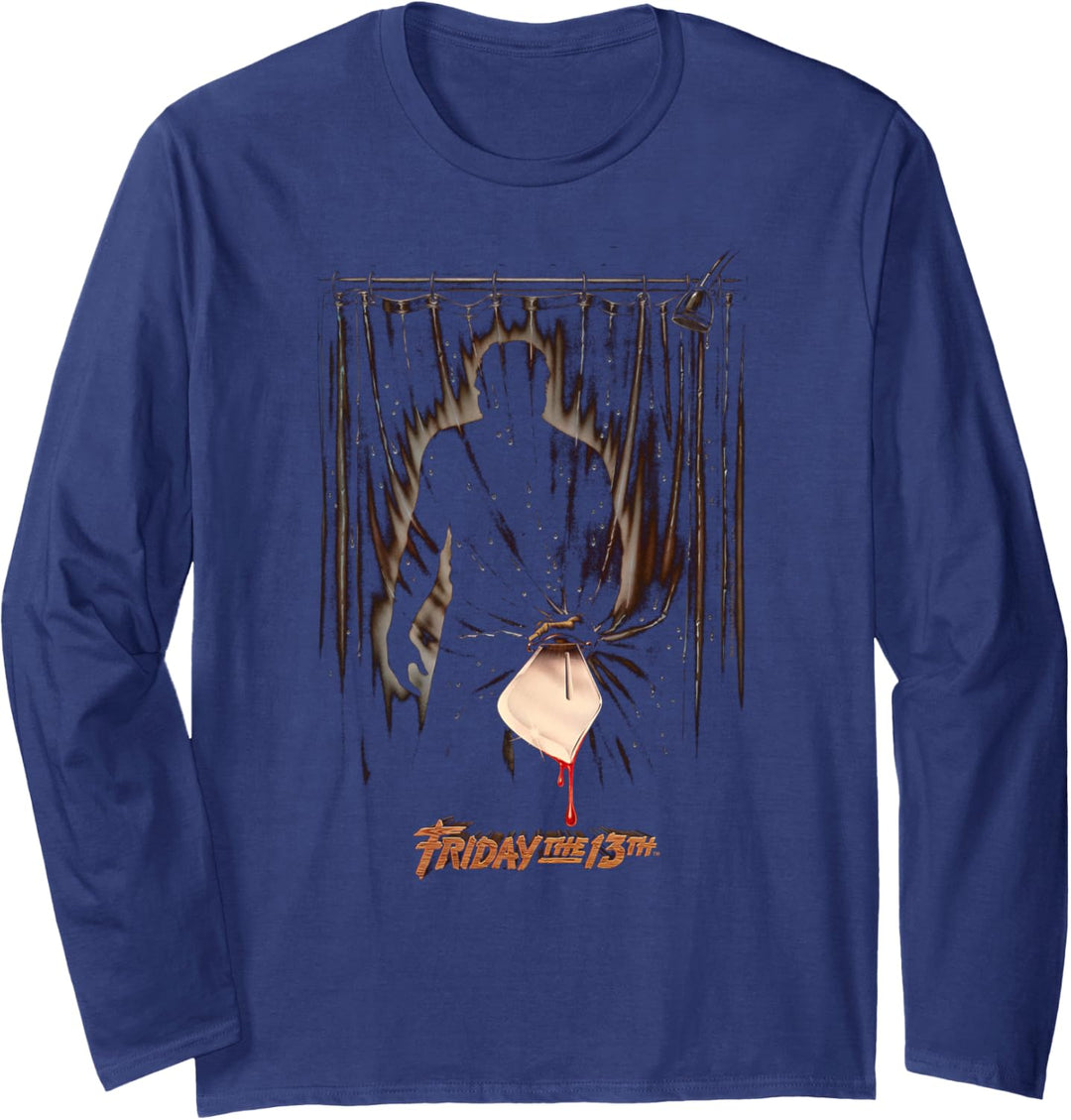 Friday the 13th Part 3 Poster Langarmshirt
