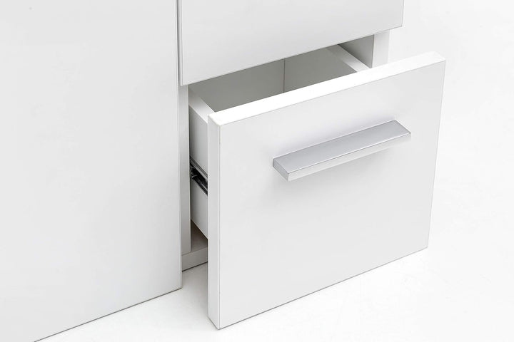 Schildmeyer Matteo Waschtisch 137110, weiss matt, 50,0 / 25,0 / 60,0 cm, Weiss Matt
