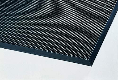 ID M51 Fussmatte matt leicht Gummirsten schwarz 80 x 60 x 1,6 cm 60 x 80 cm, 60 x 80 cm