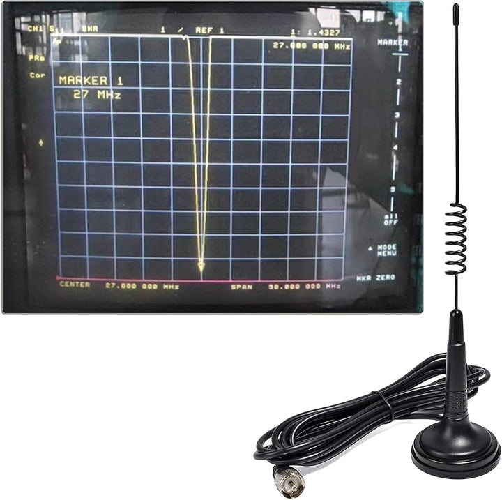 HYS 27 MHz Magnetische Halterung Antenne CB Antenne kompatibel mit Cobra Midland Uniden Maxon Portab