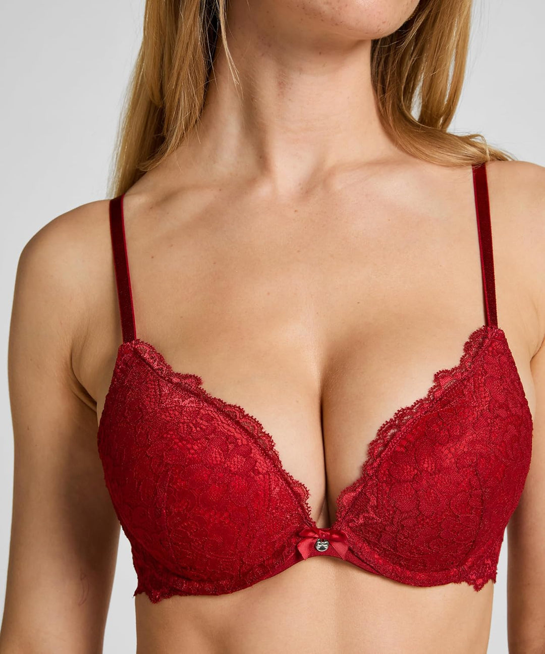Hunkemöller Vorgeformter Push-up-Bügel-BH Marine 70D Chili Pepper, 70D Chili Pepper