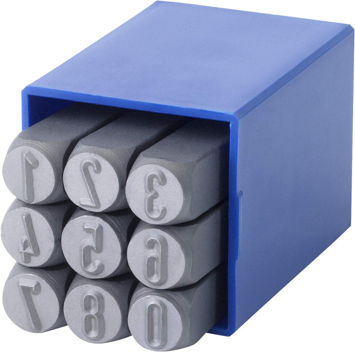 GRAVUREM-SR Schlagzahlen und -buchstaben 0-9 + A-Z (Kombination) / 4mm 4 mm, 4 mm