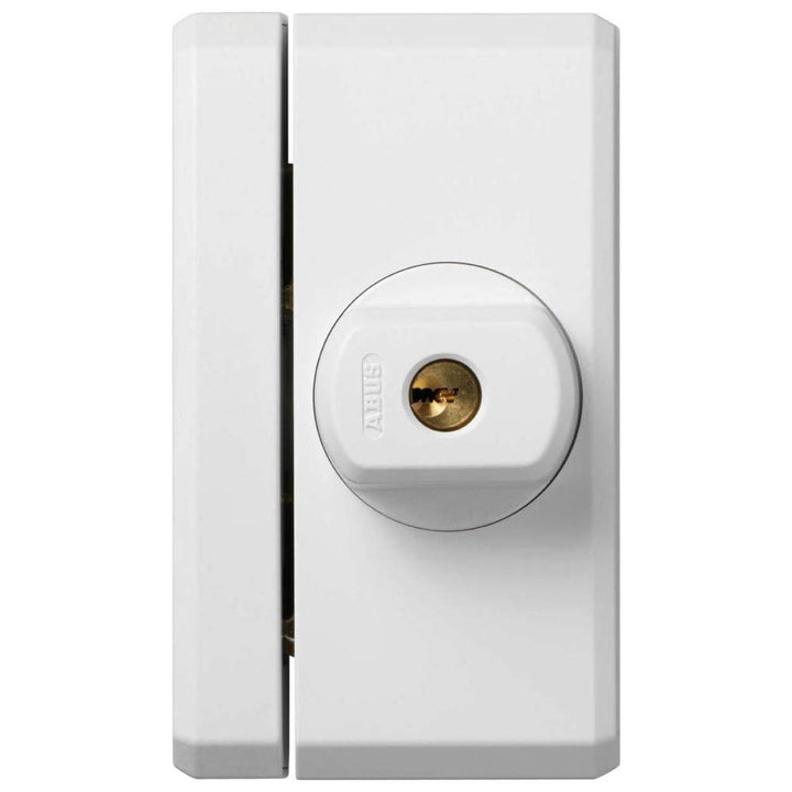 ABUS Fenster-Zusatzsicherung FTS96 AL0125 - Fensterschloss 2 verkrallenden Stahlriegeln, gleichschli