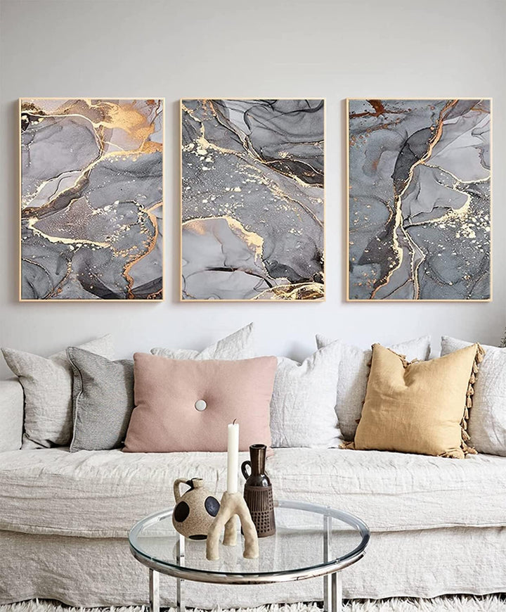 WADBTP Islamische Leinwand Bilder,Islamic Leinwand Malerei,Marble Background Allah Islamic Arabic Ca