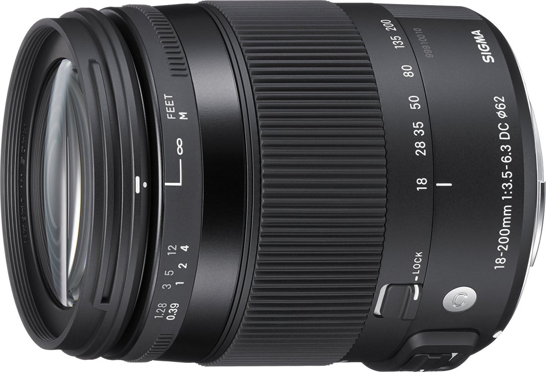 Sigma 18-200mm F3,5-6,3 DC Macro OS HSM Contemporary Objektiv (62mm Filtergewinde) für Sony A-Objekt