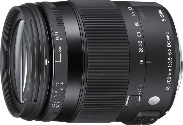 Sigma 18-200mm F3,5-6,3 DC Macro OS HSM Contemporary Objektiv (62mm Filtergewinde) für Sony A-Objekt