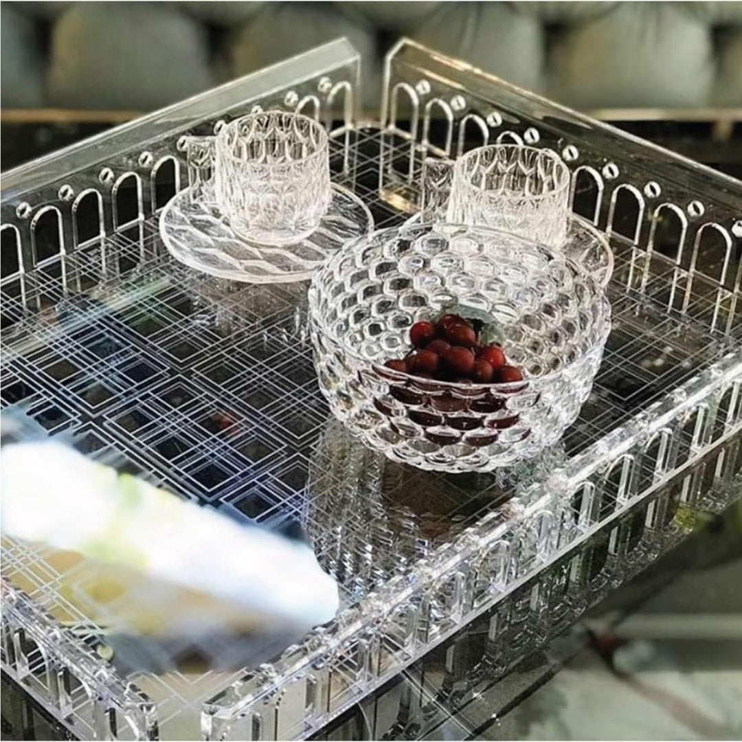 Kartell 0144109 Piazza Tablett, Durchgefärbtes oder transparentes thermoplastisches Technopolymer Ne