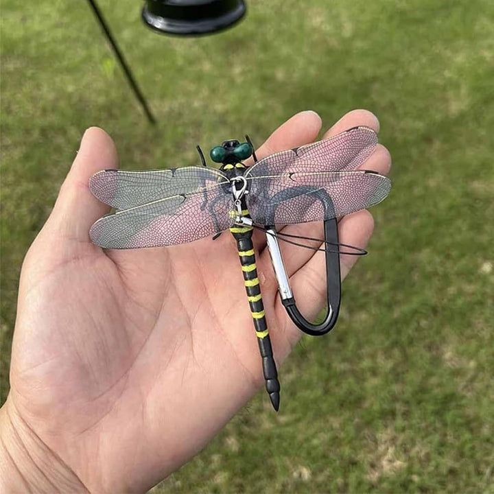 Generisch 3D Künstliche Libellen-Hut-Clip Drachenfliegen-Clips für Käfer, realistische künstliche Li