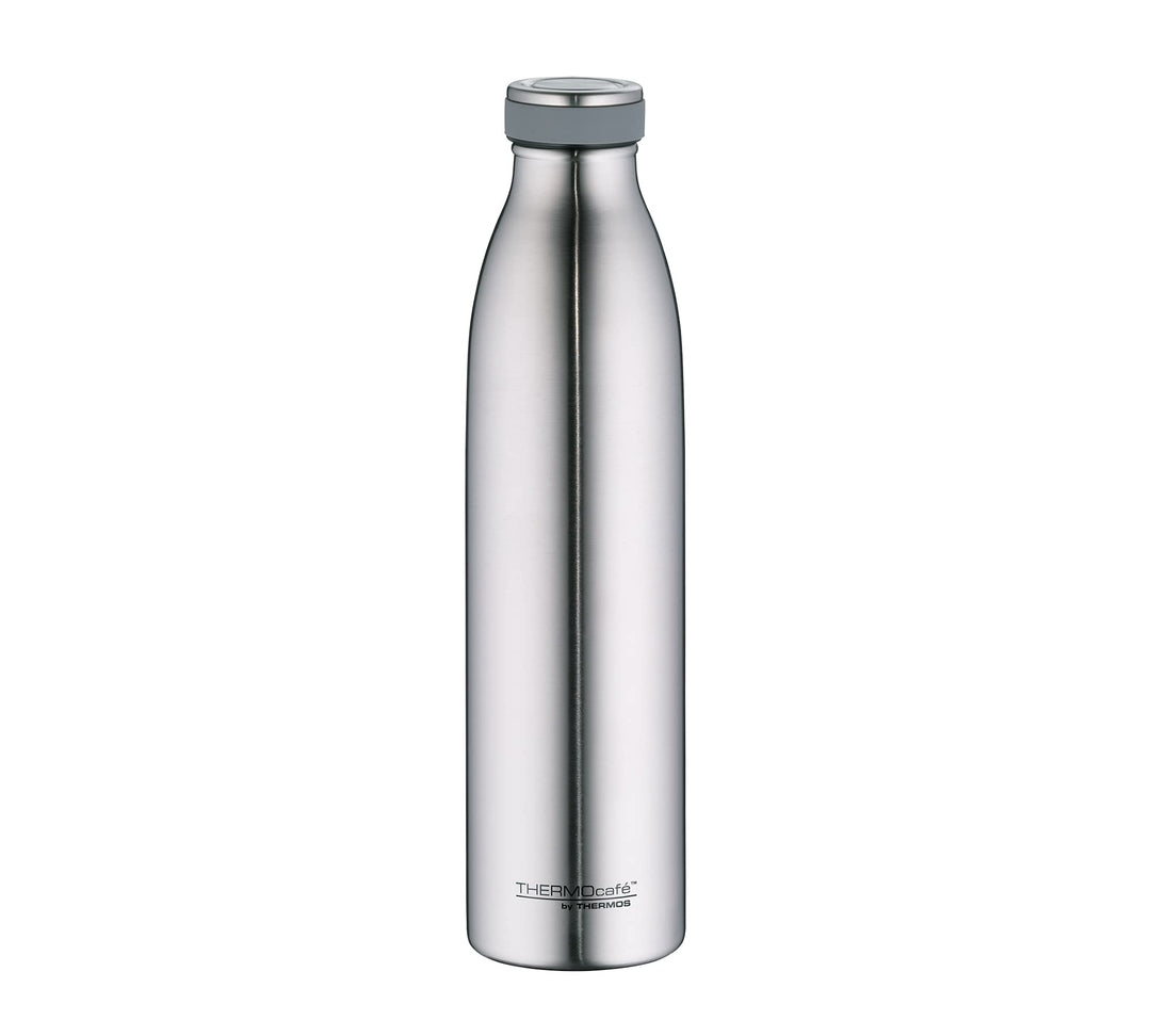 TC BOTTLE 1,00l, stainless steel mat, Thermosflasche aus Edelstahl, 12 h heiss / 24 h kalt, absolut