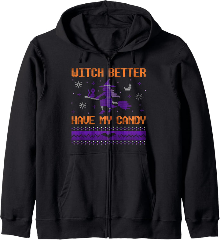 Hexensüssigkeit Lustiges hässliches Halloween Kapuzenjacke