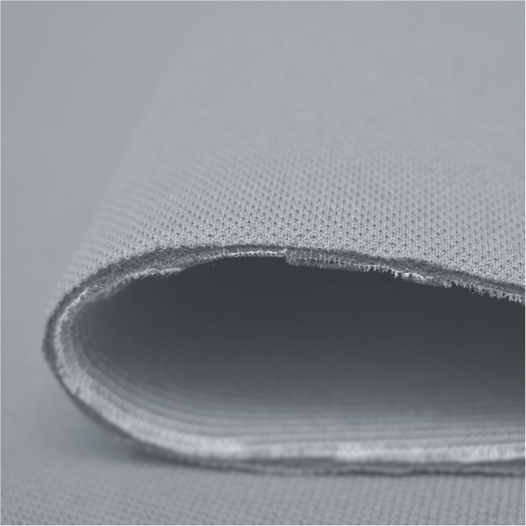 Autohimmelstoff Himmelstoff Dachhimmel Himmel mit 3mm Schaum und Netz Meterware (CP-005-Light-Grey-3