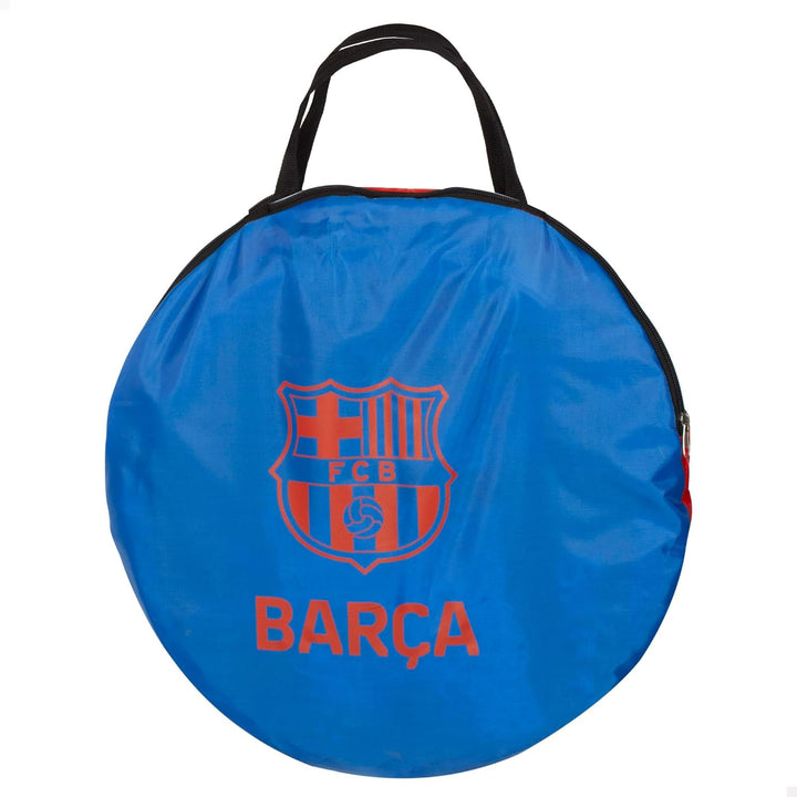 COLORBABY FC Barcelona Fussballtor, Pop-up, 2 Stück, 120 x 80 x 80 cm, inklusive Tragetasche, zusamm