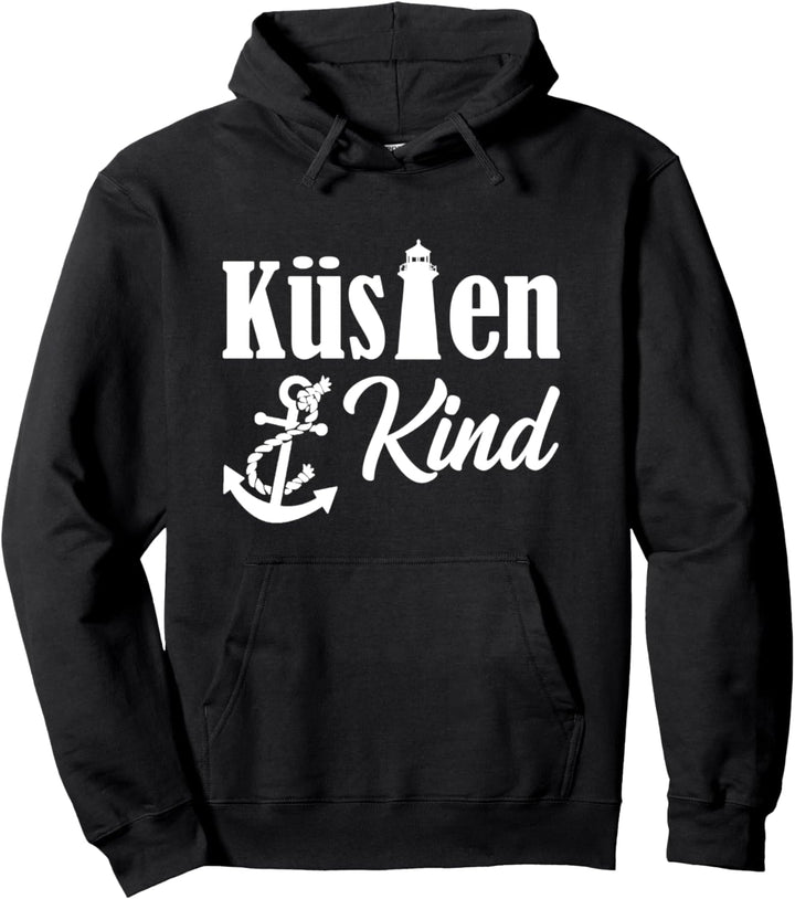 Küstenkind - Kind der Küste - Leuchtturm & Anker Geschenk Pullover Hoodie