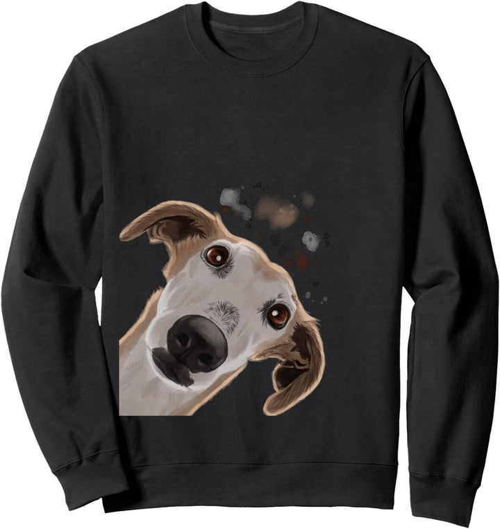 Lustiger neugieriger Sighthound Hund Galgo Espanol Sweatshirt