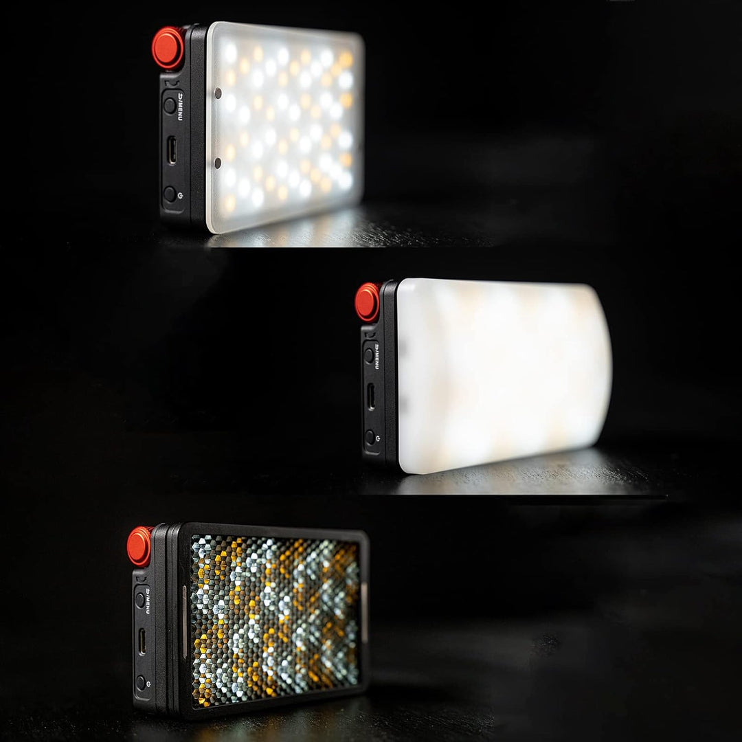 Aputure MC Pro RGBWW Mini-Taschen-Video-Licht, optisches Objektiv-Design, tragbares Fotografie-Licht