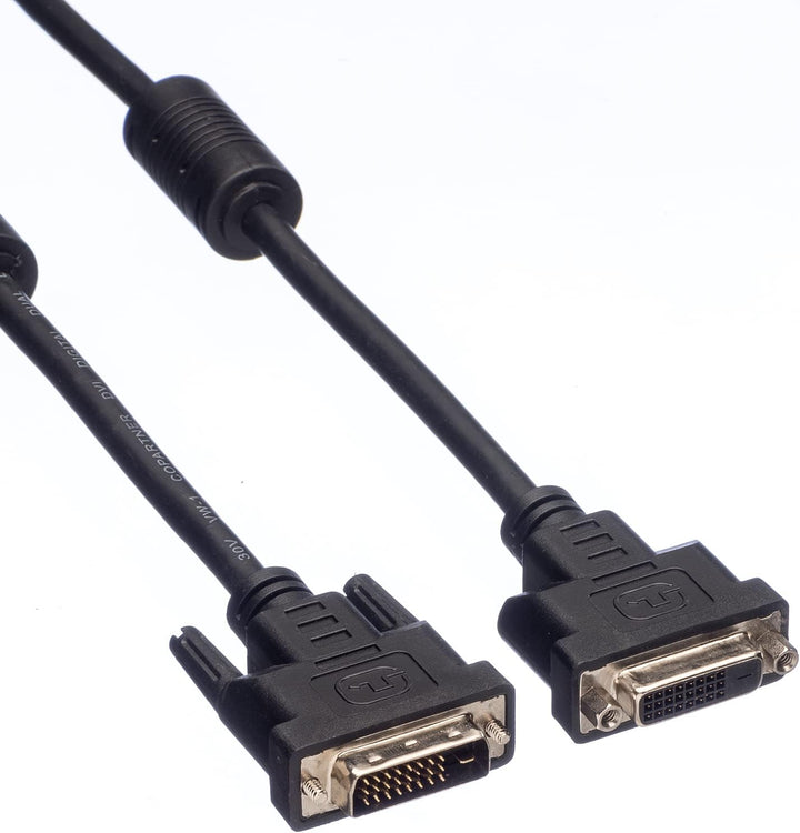 VALUE Verlängerungskabel DVI, DVI ST-BU, (24+1) dual link, 5 m, 5 m
