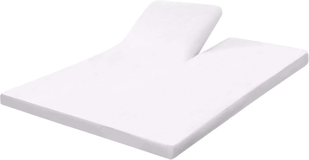 Split Topper Spannbettlaken/Spannbetttuch - Schokobraun - Jersey - 180x200-200x200 cm - 10cm Steghöh