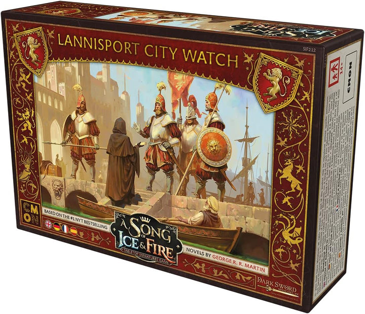 CMON | A Song of Ice & Fire – Stadtwache von Lennishort | Erweiterung | Tabletop | 2 Spieler | Ab 14
