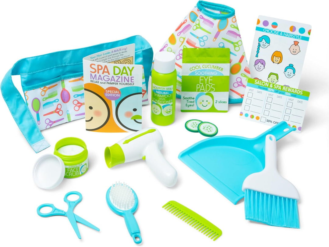 Melissa & Doug 31802 Lieben Sie Ihren Look – Salon- und Spa-Spielset Vorspielen, Multi, 1 EA