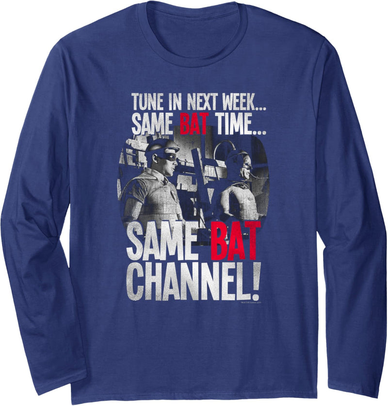 Batman Classic TV Series Bat Channel Langarmshirt