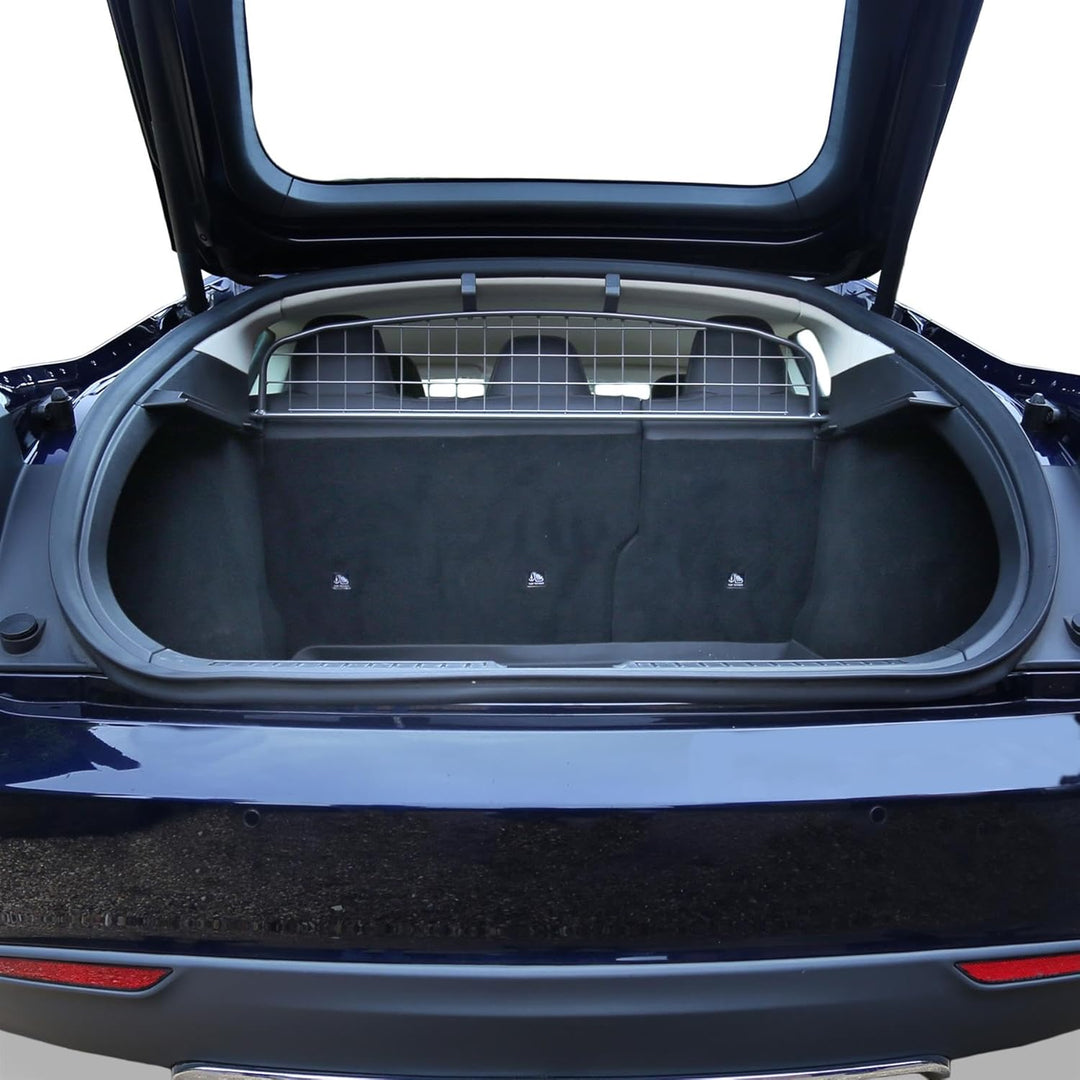 Travall Hundegitter für Tesla Model S (2012-2023) Fahrzeugspezifisches Hundegitter, Kofferraumschutz