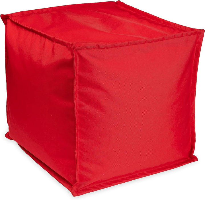 chilly pilley Sitzsack Sitzhocker mit EPS-Perlen Füllung 40x40x40cm Fusshocker Sitz-Pouf für Kinder