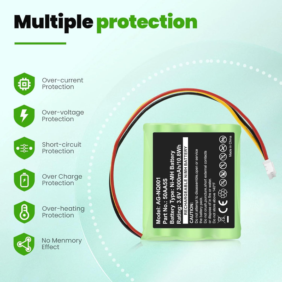 3000mAh 50AA5S Akku für Toniebox Tonie Box Lautsprecher Ersatzteilnummer 50AA5S