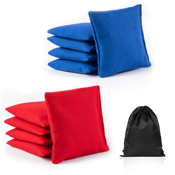 10 Stück Cornhole Säckchen 10X10cm,Bean Bag Wurfspiel Set für Kinder,Fun Sports Games Sitzsack für P