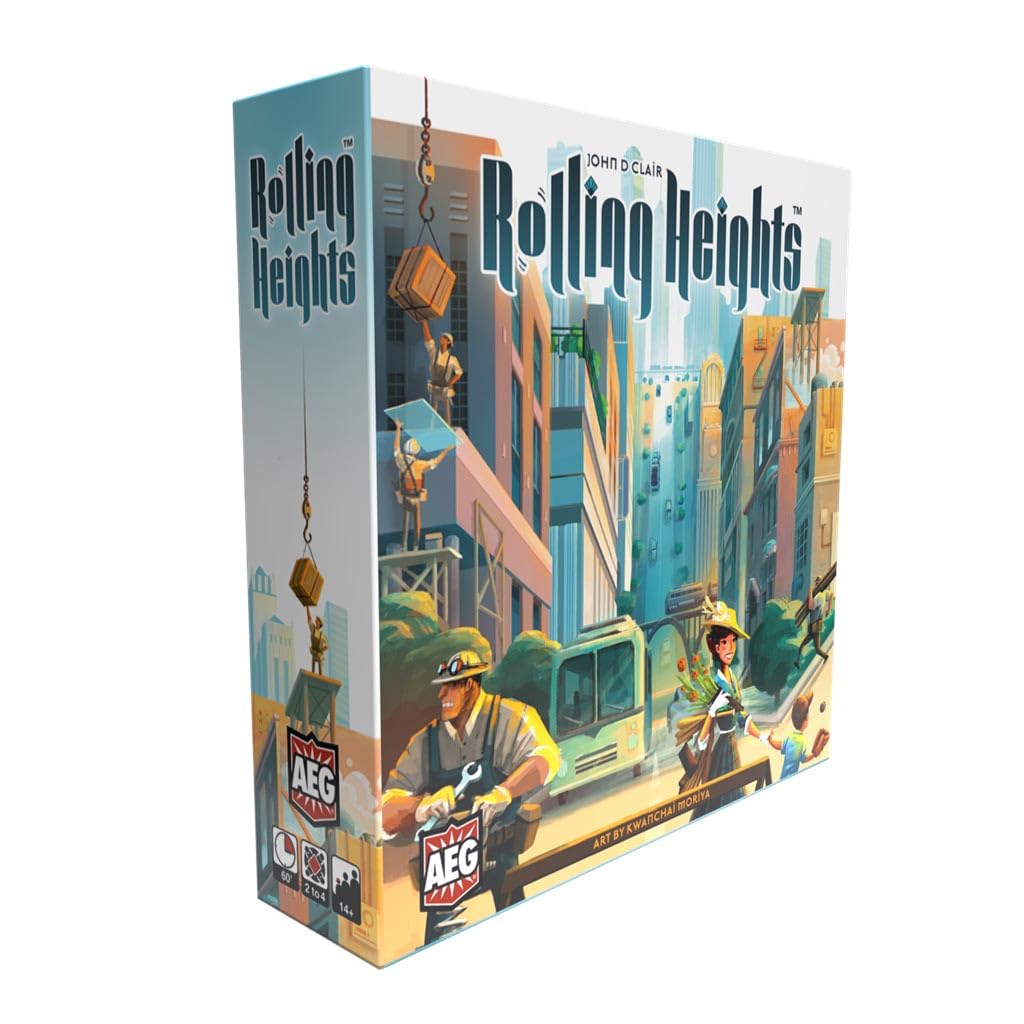 Alderac Entertainment - Rolling Heights - Board Game - Base Game - for 1-4 Players - from Ages 14+ -