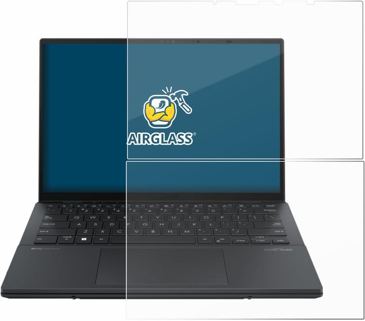BROTECT Schutzglas für ASUS ZenBook Duo OLED 2024 UX8406 Schutzfolie Made in Germany Panzer Folie Gl