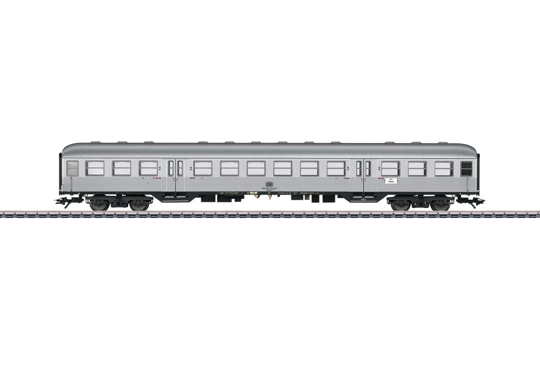 Märklin 43897 Auto Modelleisenbahn-Personenwagen 2. Klasse, Silberling, Spur H0, Mehrfarbig