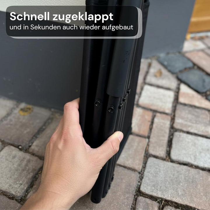 Hundetreppe Auto Klappbar - Faltbare Einstiegshilfe für Kleine bis Grosse Hunde - Höhenverstellbare