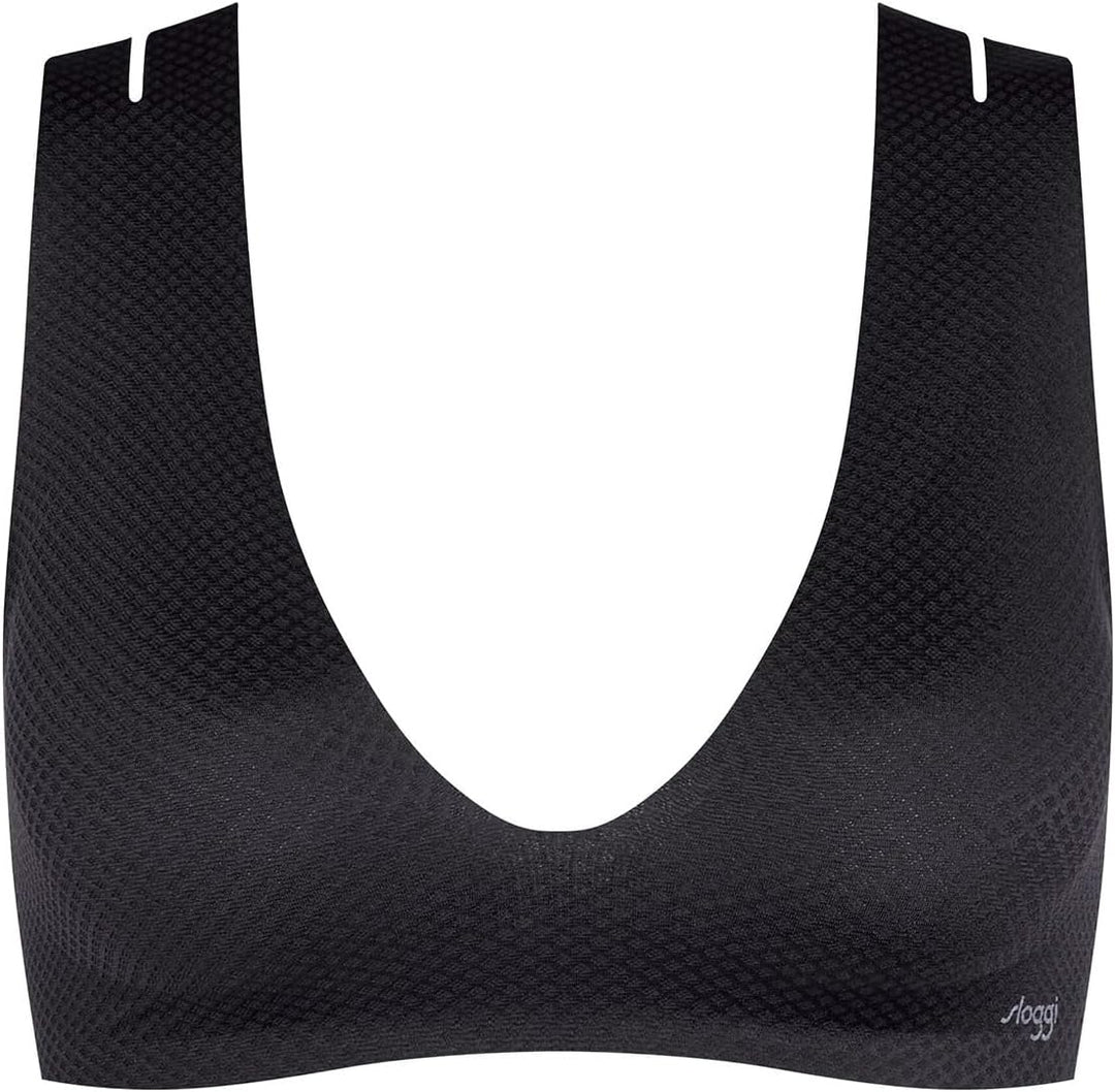 Sloggi Damen Zero Feel Flow Bralette Bustier L Schwarz, L Schwarz