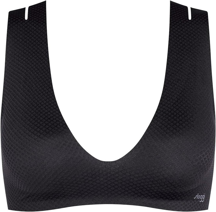 Sloggi Damen Zero Feel Flow Bralette Bustier L Schwarz, L Schwarz