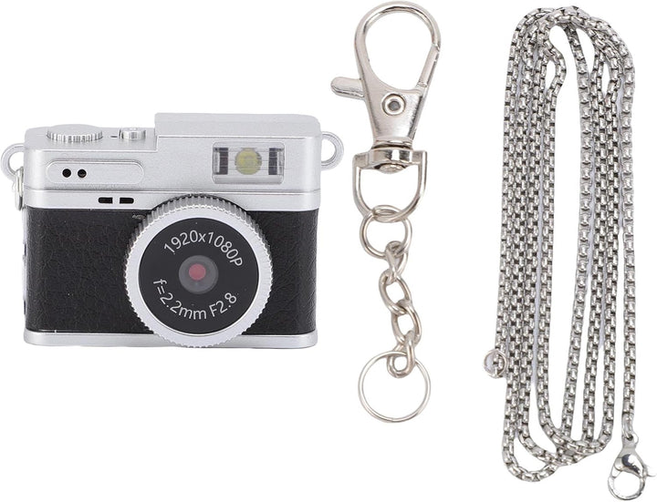 Annadue Vintage Keychain Kamera 1080p HD, 2MP Foto und Videos, 0,96 Zoll Bildschirm, LED Fülllicht,