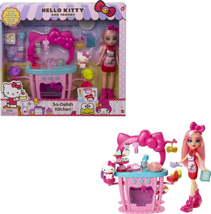 Mattel Mattel Hello Kitty GWX05 - Gourmetküchenspass Spielset, Mattel Mattel Hello Kitty und Éclair-