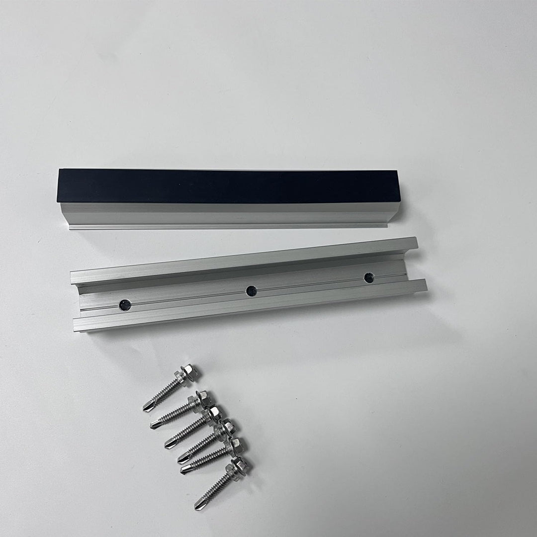 Solarpanel Halterung Kit 20cm, Solarmodul Alu Befestigungssystem Trapezblech Photovoltaik 10 Stück B