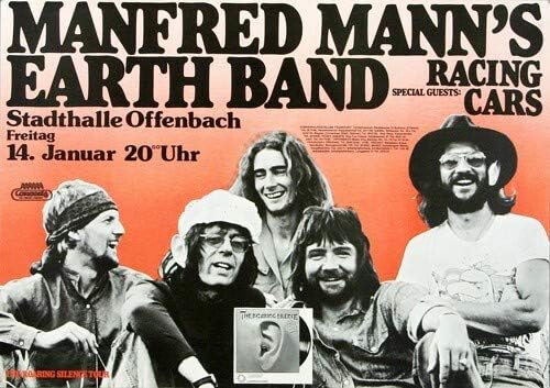Manfred Mann's Earth Band - Roaring Silence, Frankfurt 1976 » Konzertplakat/Premium Poster | Live Ko