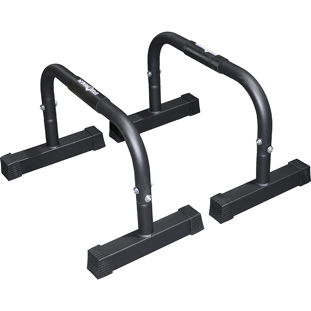 Sporttrend 24® Parallettes im 2er Set aus Stahl | Push Up Bar, Liegestützgriffe, Dip Station,