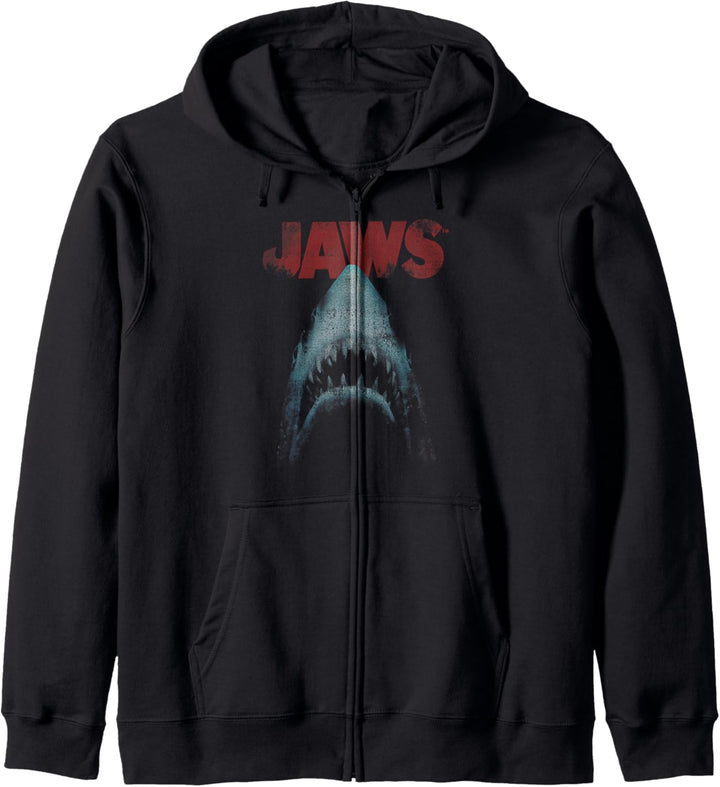 Jaws Classic Movie Poster Close-Up Kapuzenjacke
