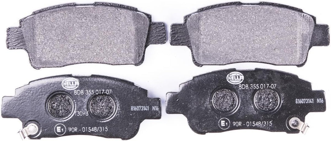 HELLA PAGID 8DB 355 017-071 Bremsbelagsatz - T3098 - Dicke/Stärke: 16.5mm - Bremssystem: Akebono - m