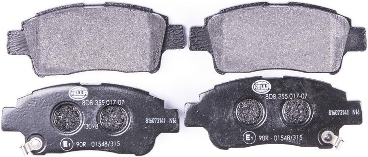 HELLA PAGID 8DB 355 017-071 Bremsbelagsatz - T3098 - Dicke/Stärke: 16.5mm - Bremssystem: Akebono - m
